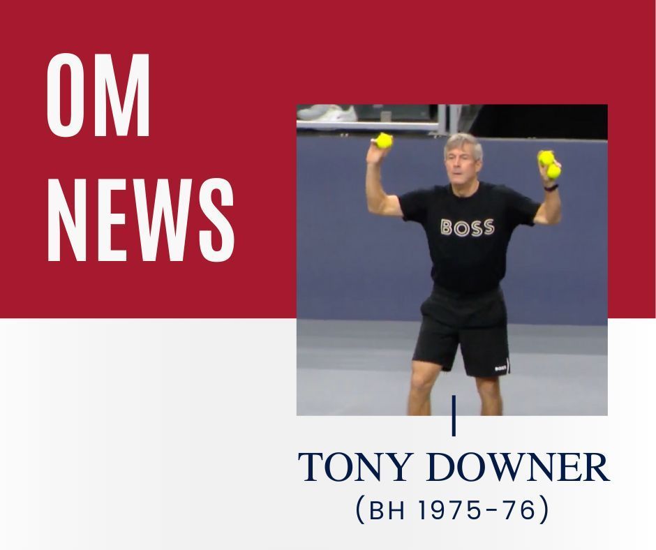 📰 OM News: Tony Downer (BH 1975-76)📰 

In February, Tony Downer (BH 1975-76) was a volunteer ball person at the Dallas Open. After completing a rigorous audition, Tony was selected to be a ball person for nine US Open tennis tournaments and has participated in 23 tournaments.