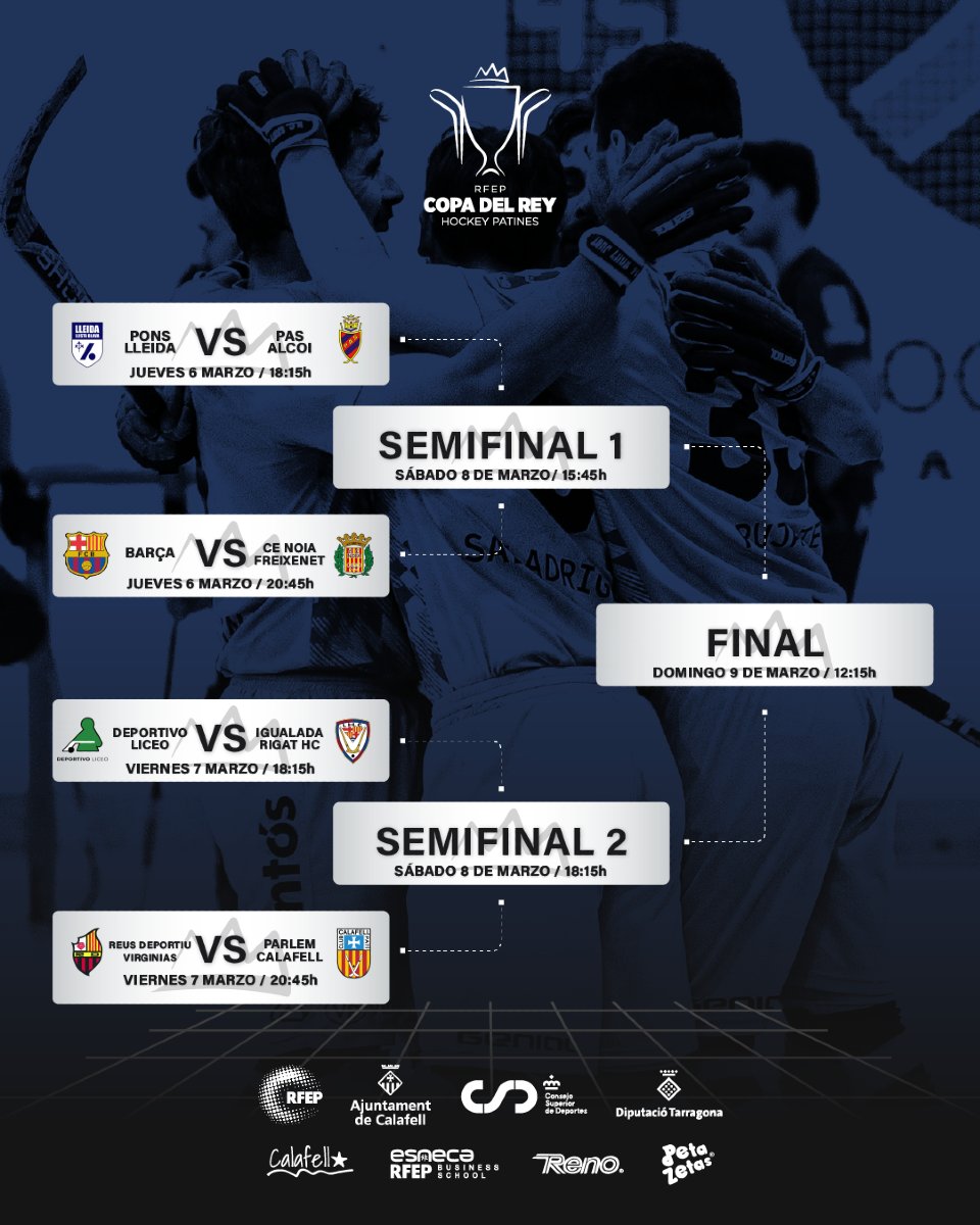 𝐀𝐒𝐈́ 𝐋𝐔𝐂𝐄 𝐄𝐋 𝐂𝐔𝐀𝐃𝐑𝐎 𝐃𝐄 𝐂𝐎𝐌𝐏𝐄𝐓𝐈𝐂𝐈𝐎́𝐍 🤩

⏰ ¡Poco menos de 24h para el inicio de la competición copera que acogerá el Joan Ortoll! 🙌

¿Cómo váis de ganas? 😏

#CopaOK