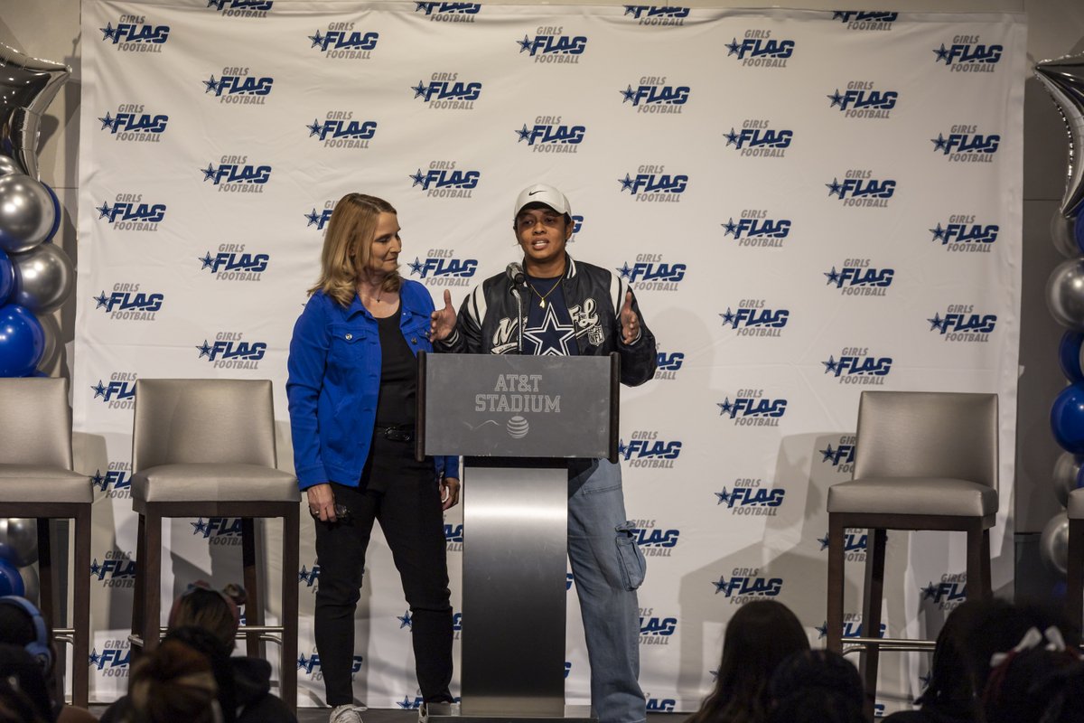 CFBISD #GirlsFlagFootball is geared up! 🌟 🏈 On Saturday, our teams joined 31 North Texas high schools for an exclusive jersey reveal and media day at AT&amp;T Stadium. We are so excited for these athletes and can't wait to see what they accomplish in the Dallas Cowboys Girls Flag