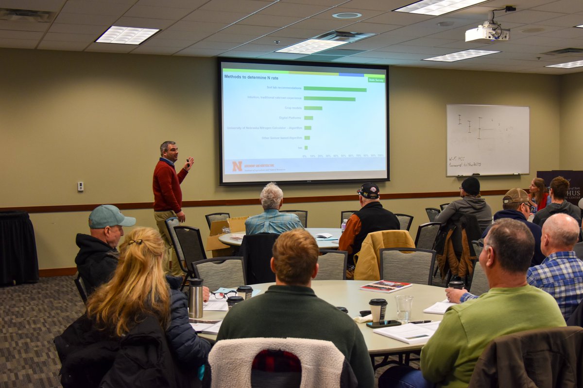 GuilleBalboa's tweet image. Great interactions at the 2025 @OnFarmResearch Results Meetings! Shared a summary of the Precision Nitrogen Management CIG Project (2021-2024)—85+ experiments now in the OFRN books! #NebraskaDigitalAg on-farm-research.unl.edu/research-resul… @unlagrohort @UNLExtension @UNL_IANR @waterforfood