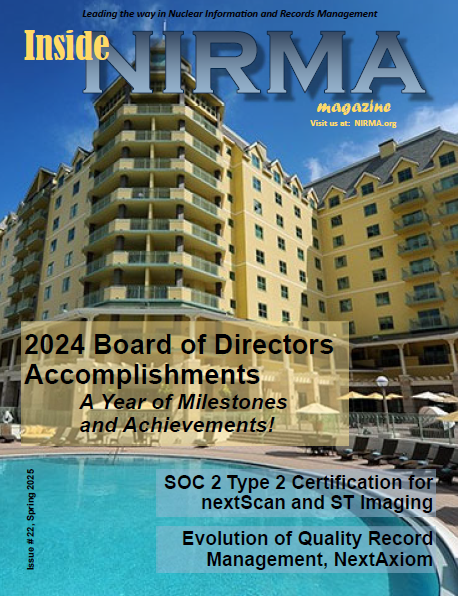 The 2025 Spring edition of Inside NIRMA magazine is now available, featuring vital updates for records and information management professionals. Engage with us for more insights. #NIRMA #RecordsManagement #InformationManagement #QualityAssurance #Nuclear

conta.cc/4ilWDPs