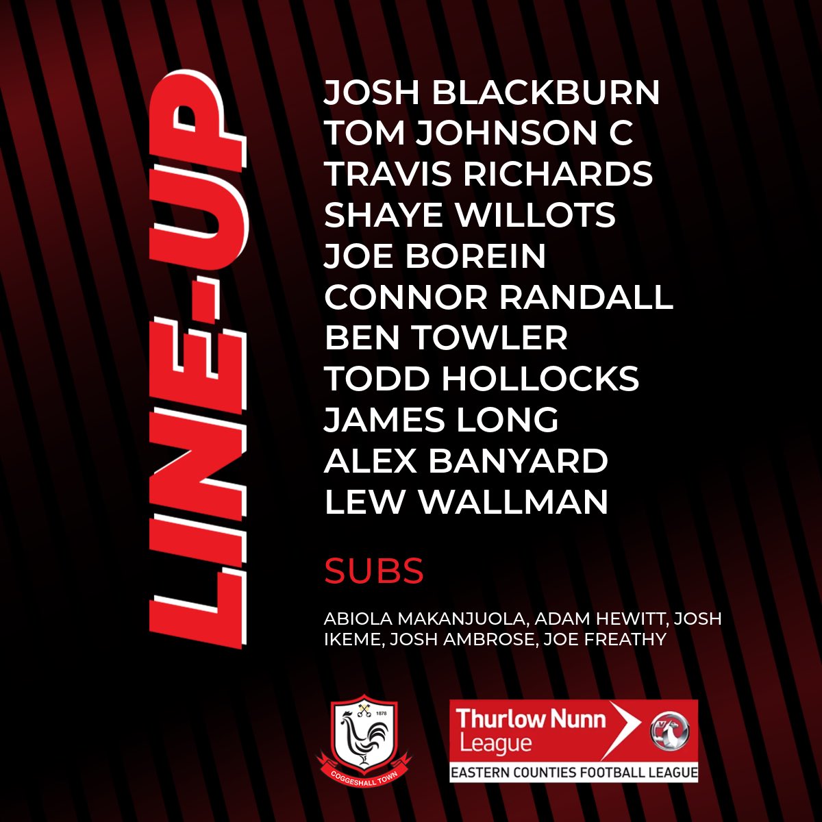 Coggeshall Town Football Club tweet media