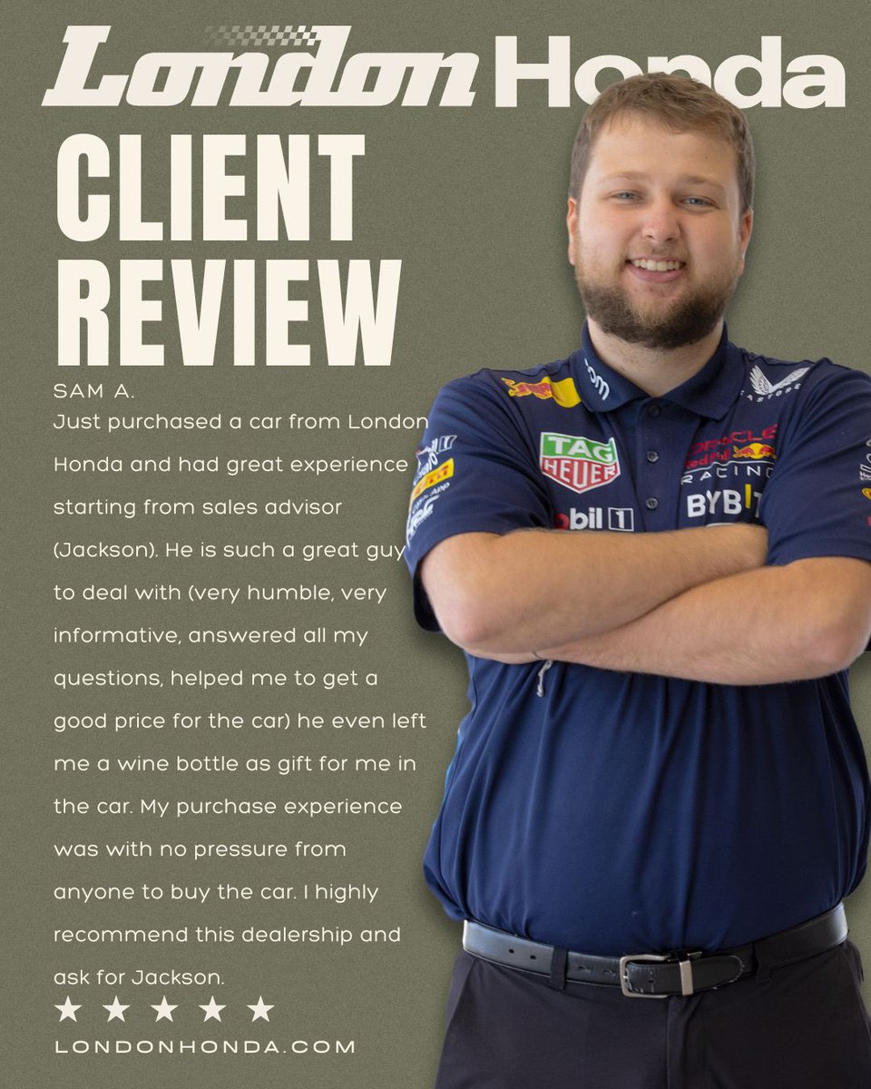 🌟 Discover the stress-free way to buy a car at Your London Honda! 🚗
buff.ly/49Z6aaP 
⭐ No pressure, just pure professionalism!