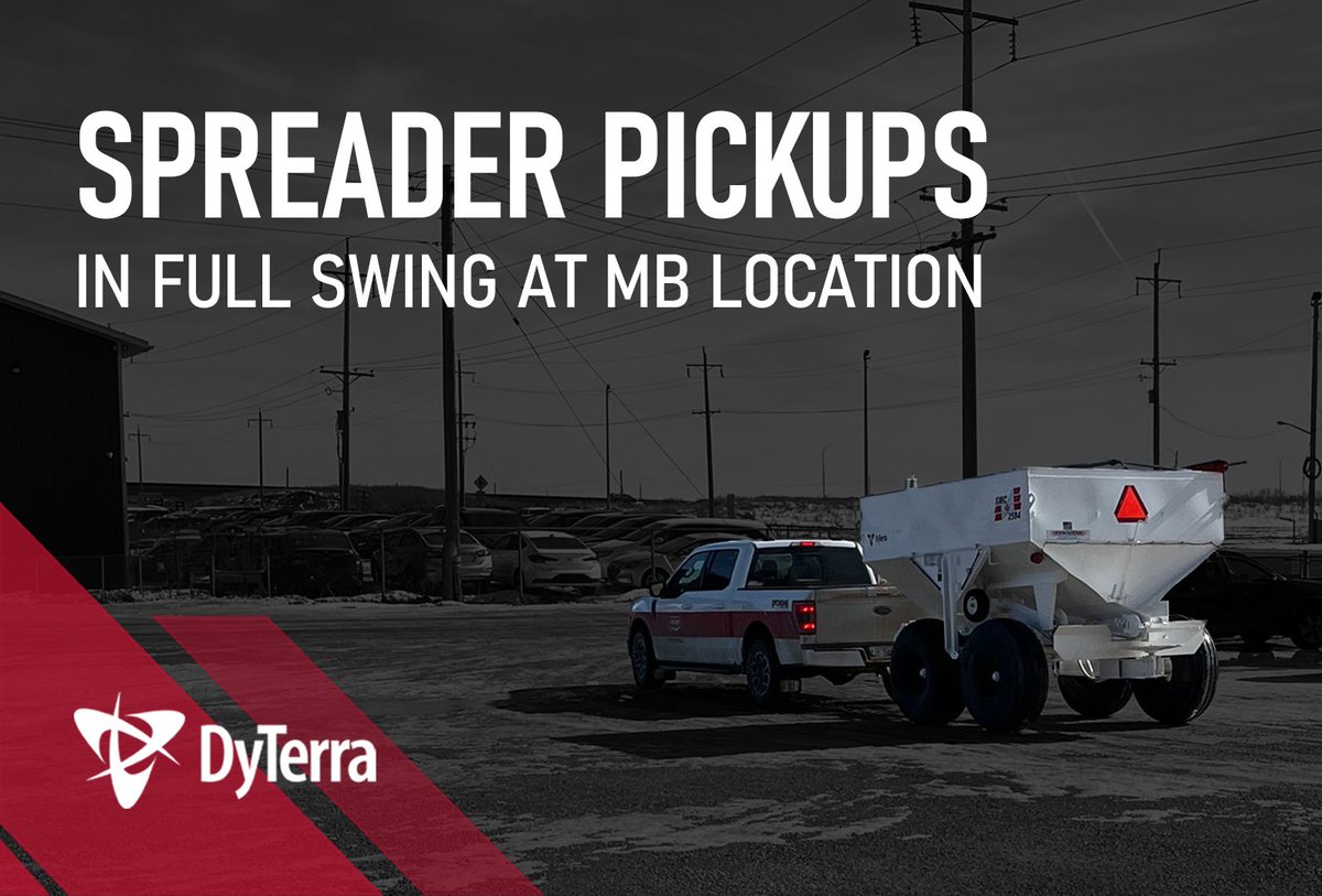 DyTerraCorp's tweet photo. Another Simonsen Spreader is on the move! 🚜💨 @homestead_coop picked up their unit from our MB branch Monday—gearing up for spring! 🌱 Need one for the season ahead? Give us a call, and we’ll get you set up!
#Simonsen #SpreaderSeason #DyTerra https://t.co/eZ3UkecX4v