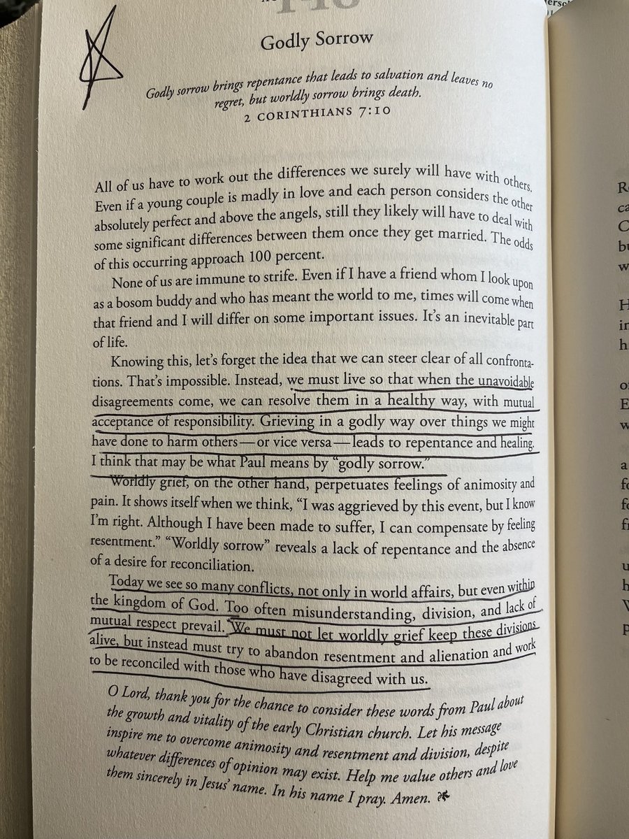 oloffsonr's tweet photo. AM Quiet Time, I often read from Through the Year with Jimmy Carter. Read today was really good for the time we are in. “Too often misunderstanding, division, and lack of mutual respect prevail.” We can agree to disagree, but with a willingness to try to understand and respect! https://t.co/HOuKFqPYPI
