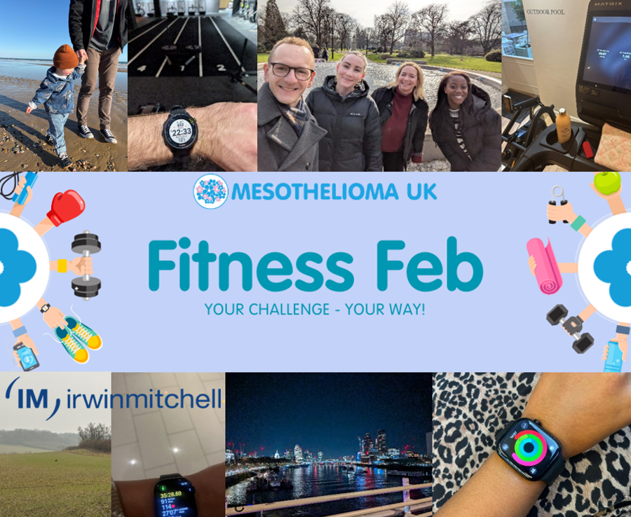 Tony Roberts (@tonylroberts) on Twitter photo The <a href="/irwinmitchell/">Irwin Mitchell</a> Southampton Asbestos and Occupational Disease team smashed their target of 5,000 minutes of activity for <a href="/Mesouk/">Mesothelioma UK</a> #FitnessFeb25 challenge, amounting a staggering 9,444 minutes! Now very much looking forward to Muffins for Meso. The <a href="/irwinmitchell/">Irwin Mitchell</a> Southampton Asbestos and Occupational Disease team smashed their target of 5,000 minutes of activity for <a href="/Mesouk/">Mesothelioma UK</a> #FitnessFeb25 challenge, amounting a staggering 9,444 minutes! Now very much looking forward to Muffins for Meso.