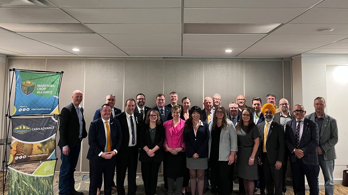 mb_cropalliance's tweet image. Thank you to all the MLAs who joined us this morning for our second annual From Land to Legislature Breakfast Reception. Agriculture is a driving force in the MB economy, &amp;amp; we will continue to collaborate with our elected officials to benefit all Manitobans.

#LegMB #mbpoli #MbAg