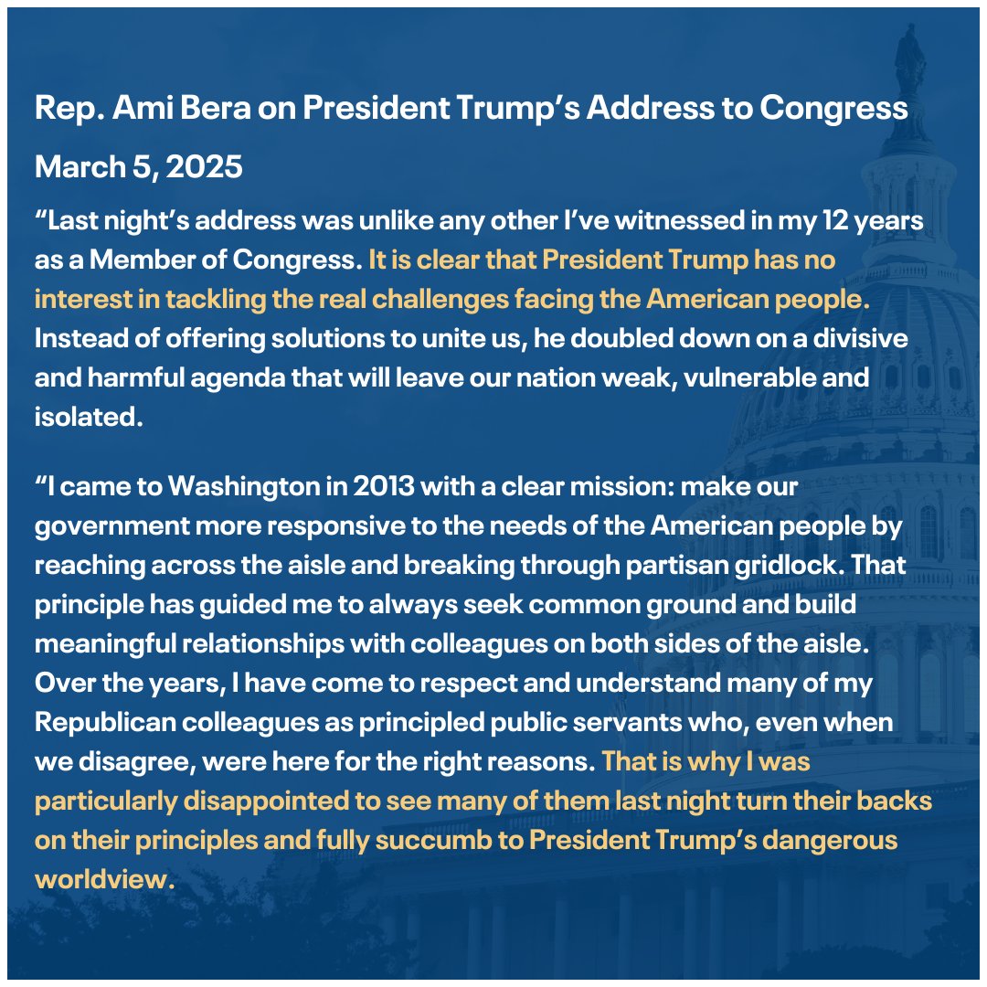 Ami Bera, M.D. tweet media