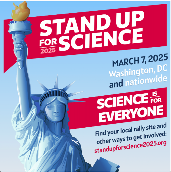 amsocmatbio's tweet photo. EVERYONE: #standupforscience2025  on Friday,  March 7, 2025 - Because science is for and impacts everyone!  

Find your local rally site and other ways to get involve at  https://t.co/Cqaay1sOtj

#ScienceNotSilence

#ScienceForAll

#ECMatrixIsEverywhere https://t.co/U1knMDwZsq