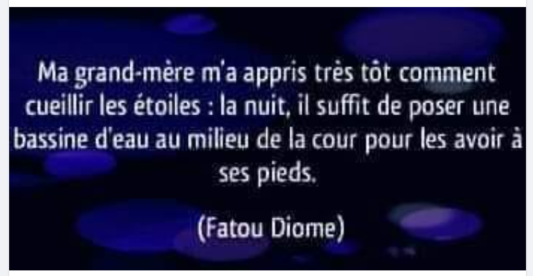 DVanOnacker's tweet photo. ... à vous, à nous, à toi, à moi…
Belle soirée et douce nuit... ✨🌟
#FatouDiome https://t.co/NPuXNOOcL5