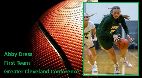 Congrats to junior Abby Dress for earning
All-GCC 1st Team honors this season!