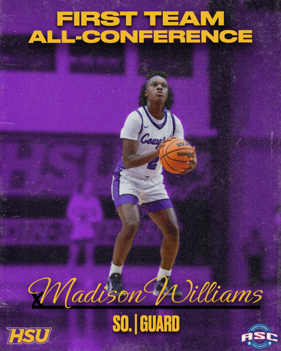 Congratulations to Madison Williams for being named to the ASC All-Conference First Team! #d3hoops