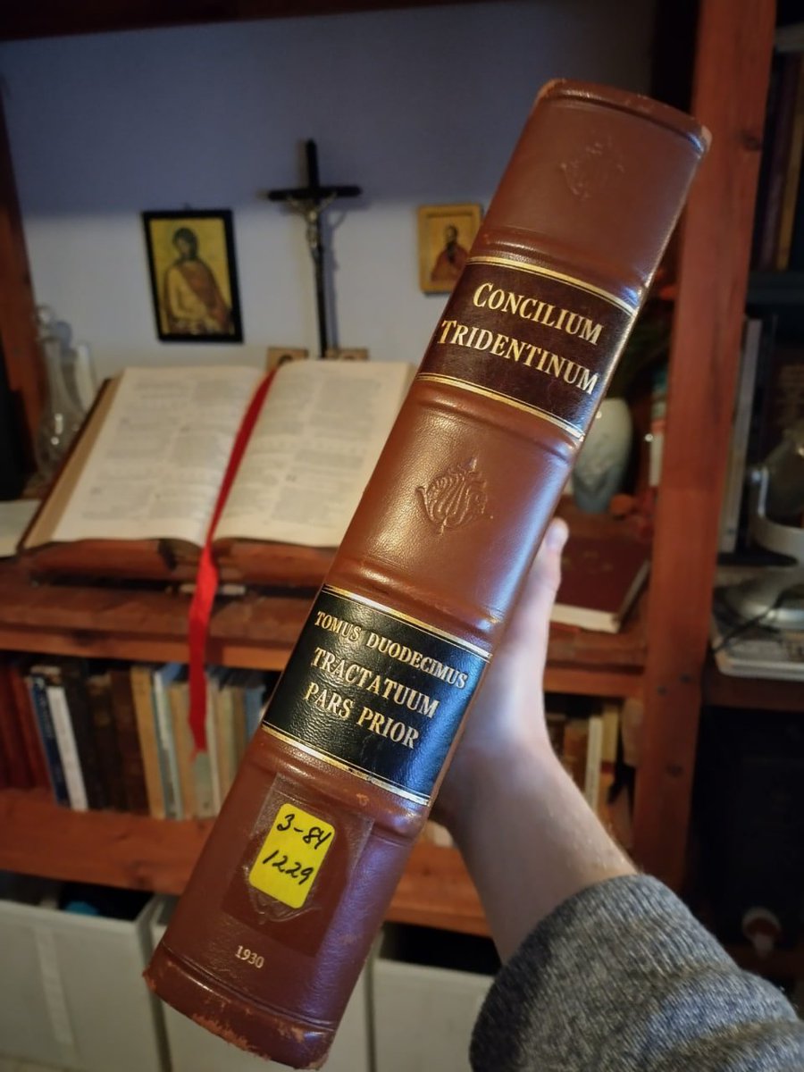 potamopotos's tweet image. Just got my hands on this gem... incl. 24 p. tract by Cardinal bishop, and papabile, Seripando defending the gospel at Trent...

That is - the insufficiency of the believers inherent righteousness to justify him before God holding the sole necessity of the righteousness of Christ