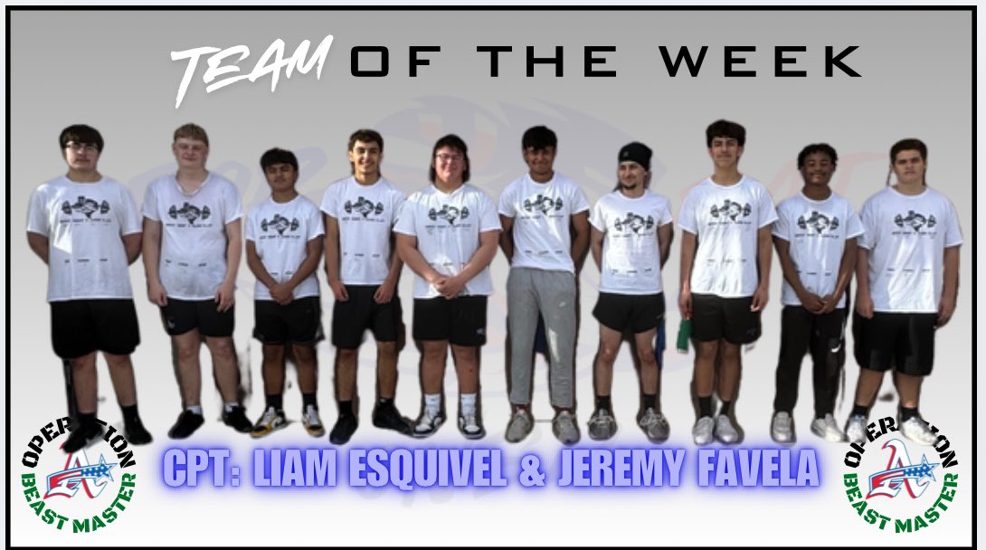 CoachTNieves (@nieves_fbcoach) on Twitter photo Last week’s #POP #EAT #ONE11 winners did a great job finishing out the week while OPERATION BEASTMASTER took home another team win!!! A’s Up!!! <a href="/BlazerFBprogram/">Trail Blazer Football</a> <a href="/Coach_NoeRobles/">Noe Robles</a> Last week’s #POP #EAT #ONE11 winners did a great job finishing out the week while OPERATION BEASTMASTER took home another team win!!! A’s Up!!! <a href="/BlazerFBprogram/">Trail Blazer Football</a> <a href="/Coach_NoeRobles/">Noe Robles</a>