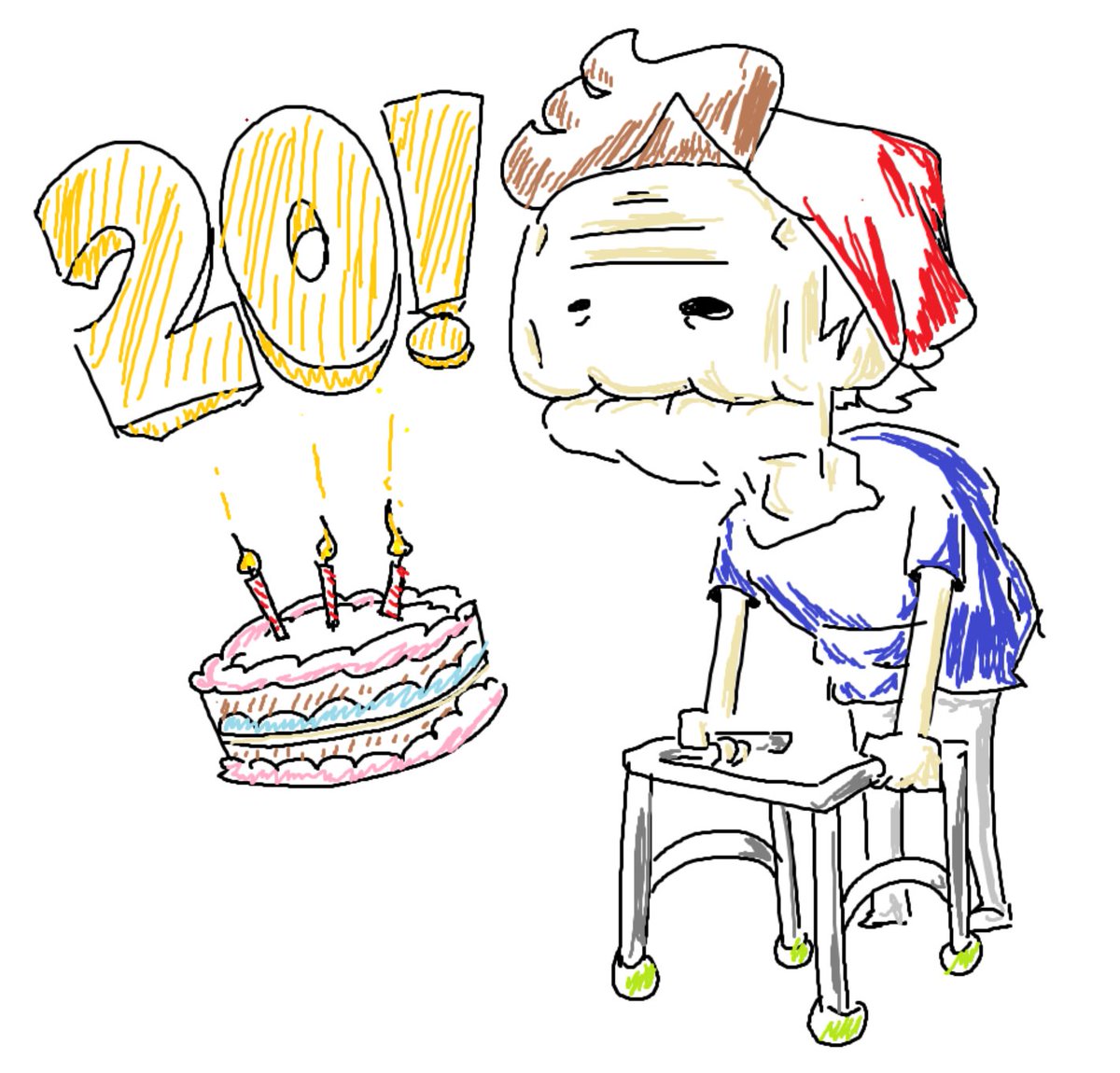 BrodyAnimates's tweet image. BIRTHDAY! I&apos;m old now.