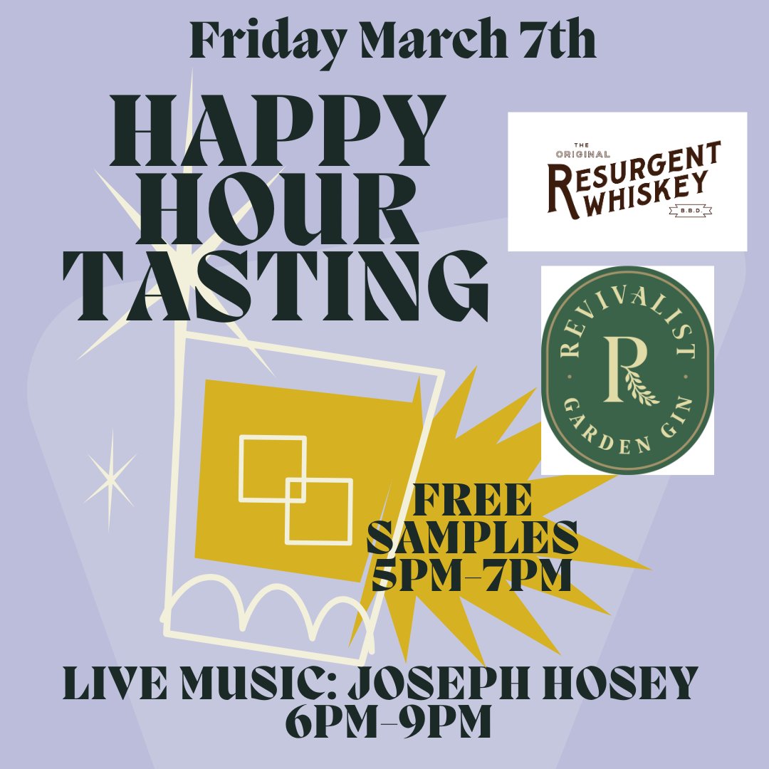 EdinboroHotel's tweet image. This Friday folks!🍸🥂🍷  #HappyHour #FreeSamples