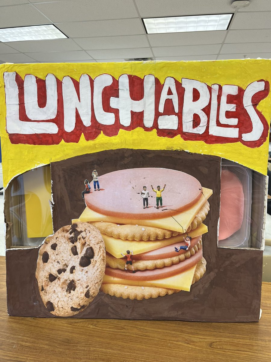 <a href="/RealLunchables/">The Real Lunchables</a> <a href="/LindseyElem/">Lindsey  Elementary</a> 
Paper mache Pop Art