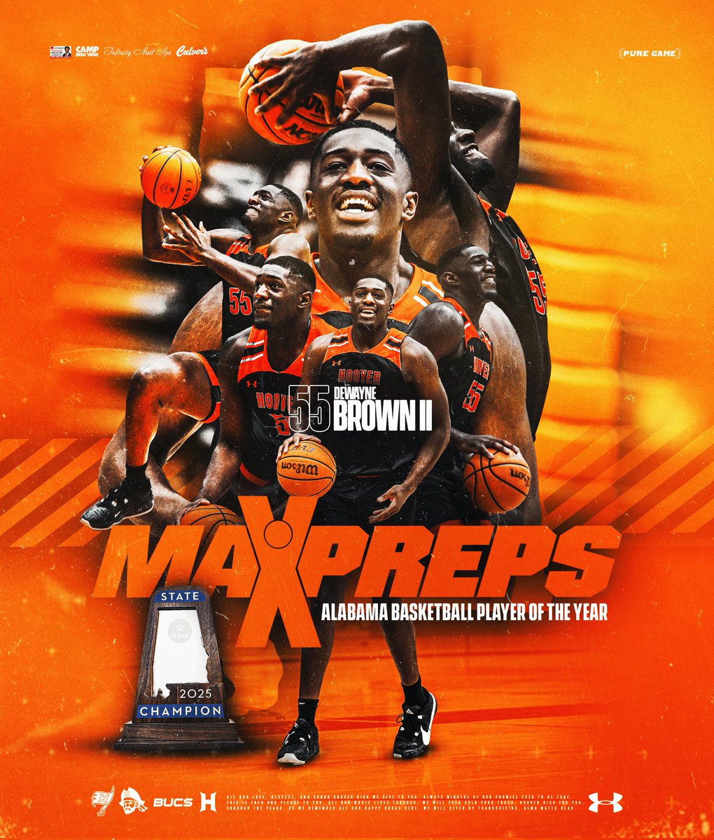 2024-25 Alabama MaxPreps High School Basketball Player of the Year! Congratulations, DeWayne! #BUCSbball