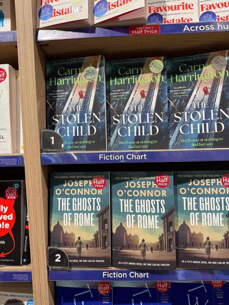 Hachette Ireland (@hachetteire) on Twitter photo Great to see Carmel Harrington's #TheStolenChild in the Number 1 slot in <a href="/WHSmith/">WHSmith</a> <a href="/DublinAirport/">Dublin Airport</a>
<a href="/HappyMrsH/">Carmel Harrington Author</a>
<a href="/headlinepg/">Headline Books</a> Great to see Carmel Harrington's #TheStolenChild in the Number 1 slot in <a href="/WHSmith/">WHSmith</a> <a href="/DublinAirport/">Dublin Airport</a>
<a href="/HappyMrsH/">Carmel Harrington Author</a>
<a href="/headlinepg/">Headline Books</a>