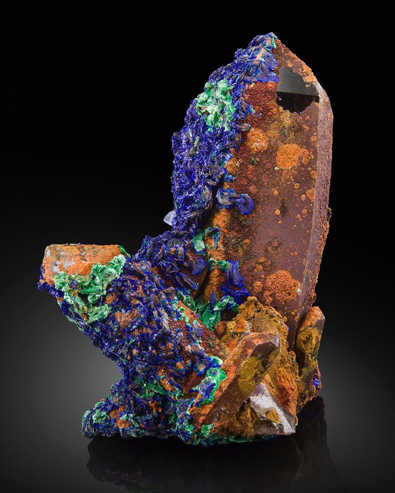 Claudia_Zahn's tweet photo. Quartz covered with #Azurite, #Malachite, and #Limonite Er Rachidia Province, Morocco...73 x 55 x 45 mm
Photo ©️ Fine mineral photography
By #GeologyWonders
#Geology #GeologyPage #Nature #Minerals #Crystals #Gems #Nature #NatureLovers #NaturePhotography #Photographer #RockPorn https://t.co/fkbHSZwfe9