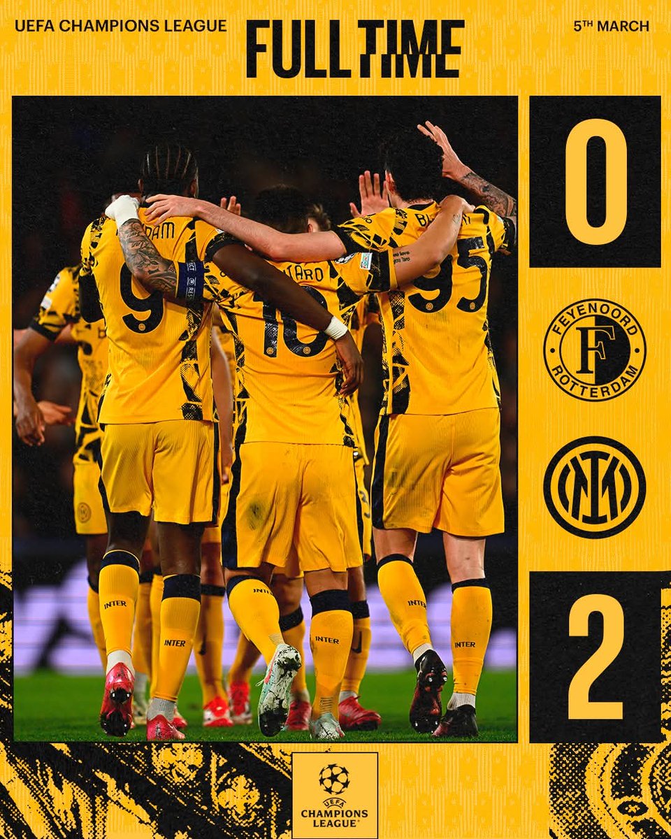 FilippoDeZan6's tweet image. Una vittoria importantissima a Rotterdam!!#championsleague🇪🇺🏆🌎🏟️ #ForzaIntersempre🖤💙