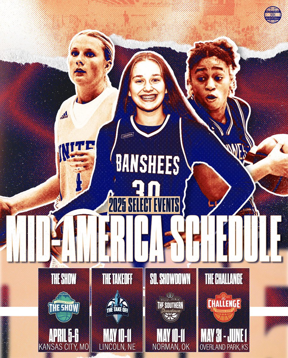 ONE MONTH OUT 🔥

Our largest Mid-America slate yet tips-off one month from today in Kansas City ‼️