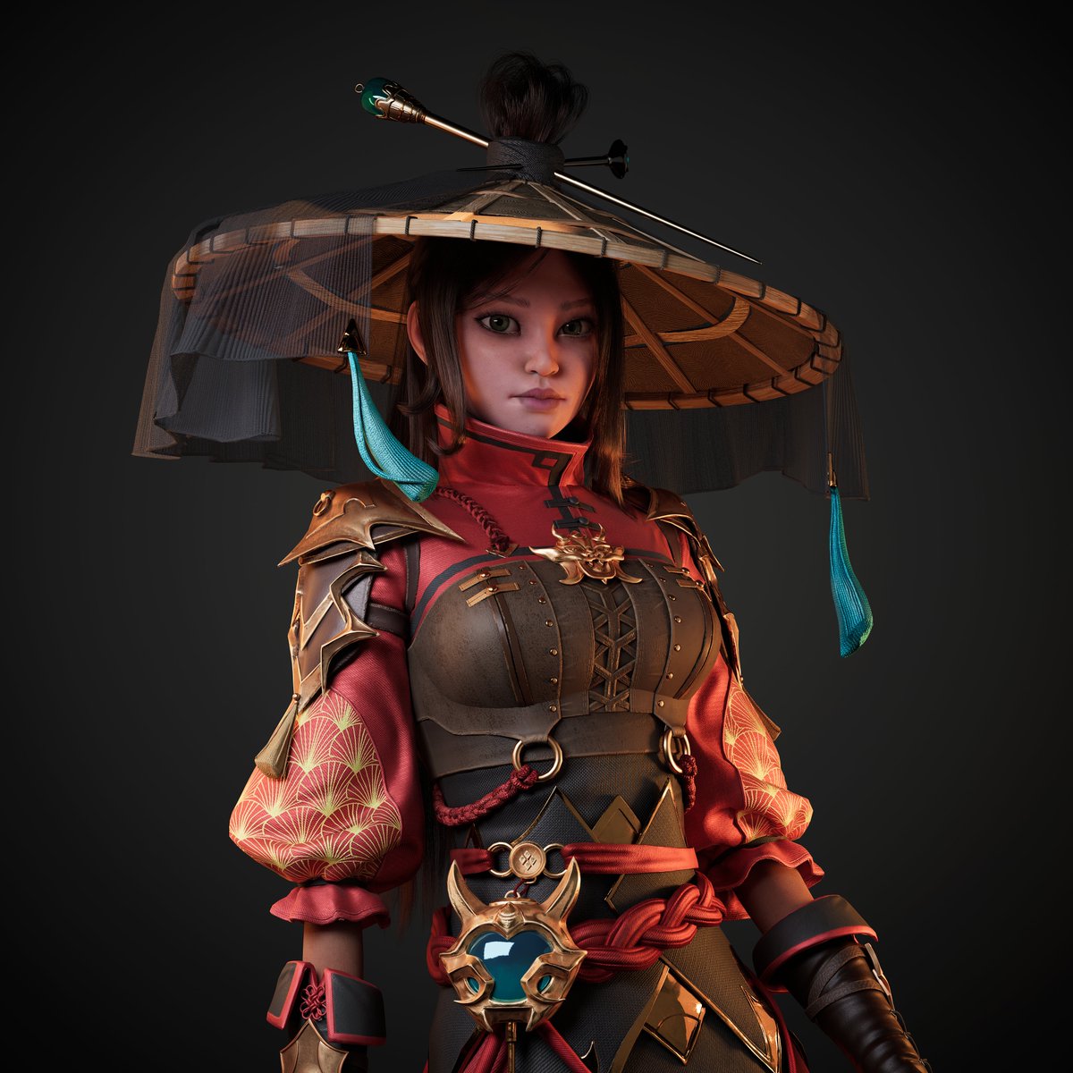 🎉I’ve just completed a new character project for Unreal Engine!
This project features a stylized Girl for unreal engine, thanks <a href="/artofjhill/">J Hill</a>  for his help and guide during his character class. 🚀 
I’m so proud of how she turned out.
Full project:
artstation.com/artwork/lGLL5G