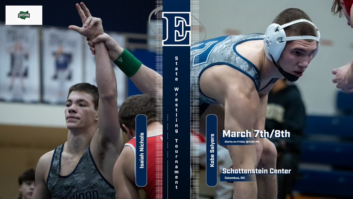 Good luck at State this weekend Isaiah and Kobe, Cougar Nation will be cheering you guys on!!! <a href="/swblsports/">Southwestern Buckeye League</a> @ swosportsdaily <a href="/thereportohio/">𝑻𝒉𝒆 𝑹𝒆𝒑𝒐𝒓𝒕 𝑶𝒉𝒊𝒐</a> @edge_hs_wrestling <a href="/edgewoodathlet1/">Edgewood Athletic Boosters</a> <a href="/edgewoodbands/">EdgewoodBandBoosters</a> #THEEDGE