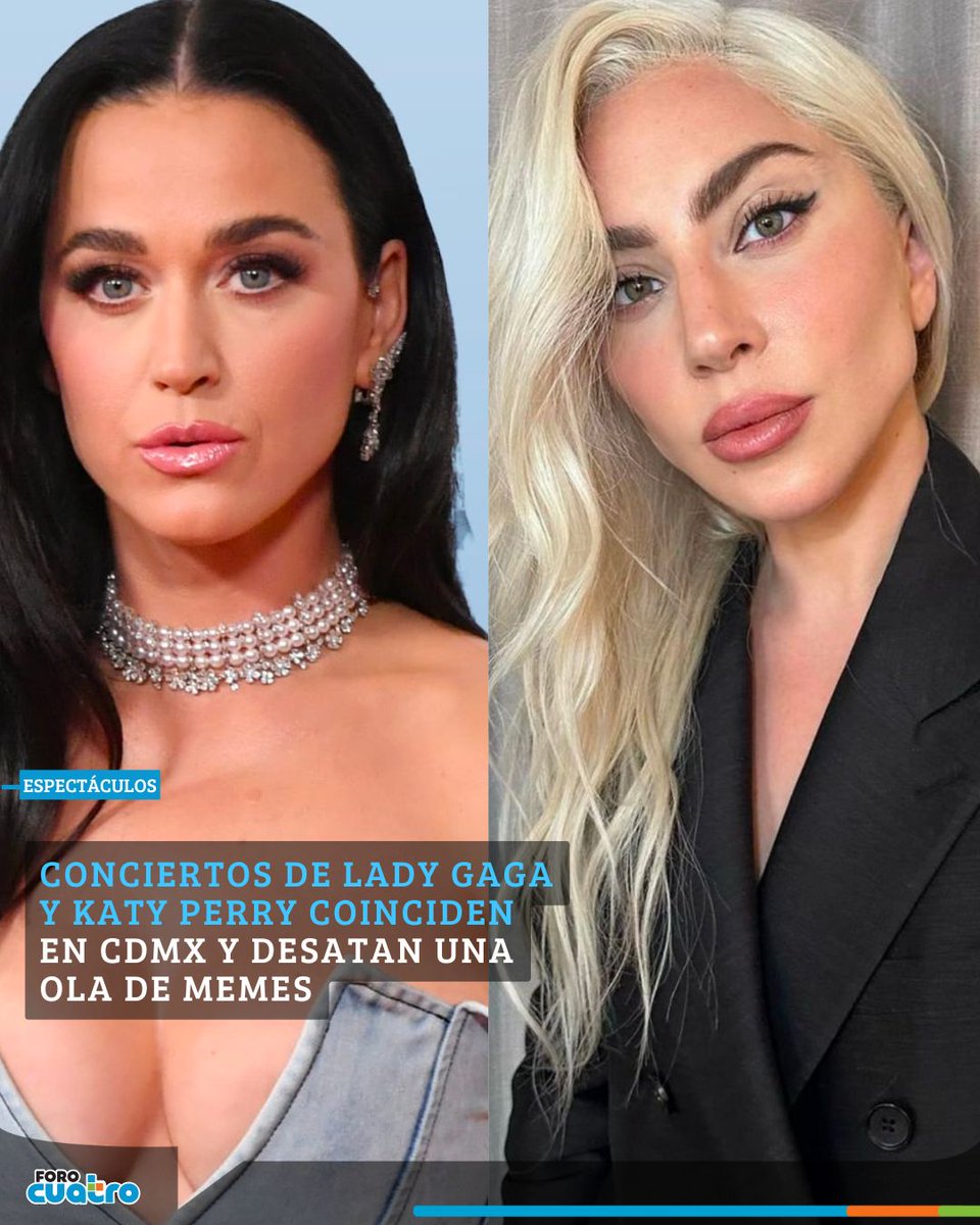 La coincidencia de fechas entre los conciertos de Lady Gaga y Katy Perry en  la Ciudad de México ha generado una ola de memes... 👉👉  https://t.co/exBWOrfAIG #LadyGaga #KatyPerry #ConciertosCDMX #MúsicaPop  #MemesEnRedes #DilemaMusical #, image size:960x1200