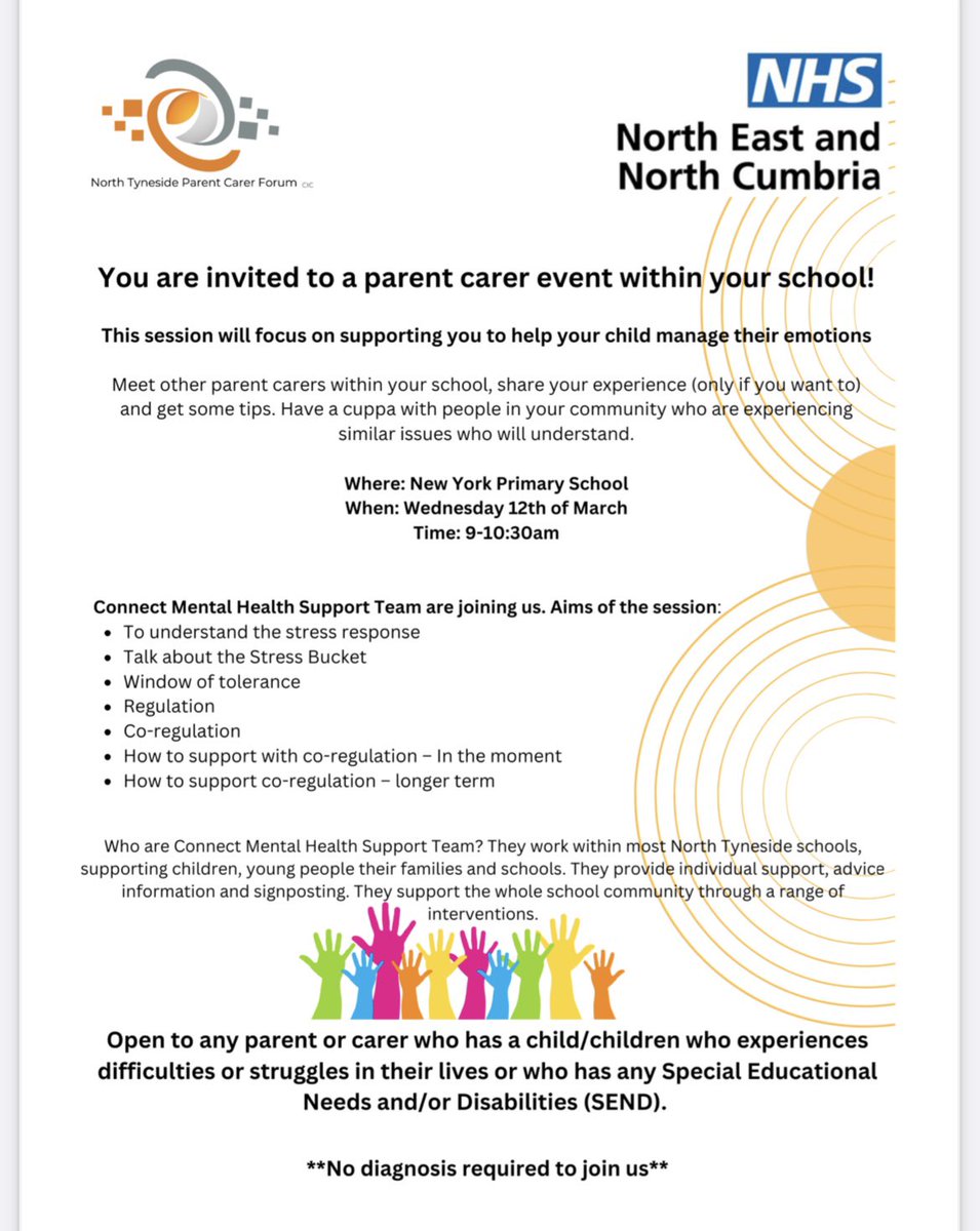 @NYPSYr1B - Miss Eiles (@nypsyr1owls) on Twitter photo ๐จ Parent/Carer Coffee Morning ๐จ next Wednesday 12th March <a href="/Newyorkprimary/">New York Primary School</a> โฆ join Miss Eiles & the Connect Mental Health Team from 9-10.30am. ๐จ Parent/Carer Coffee Morning ๐จ next Wednesday 12th March <a href="/Newyorkprimary/">New York Primary School</a> โฆ join Miss Eiles & the Connect Mental Health Team from 9-10.30am.