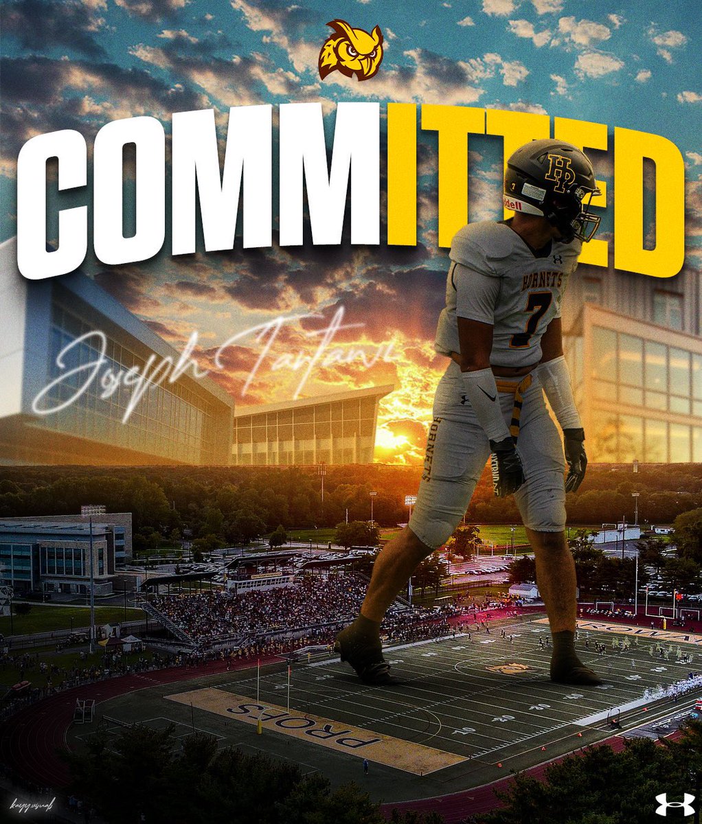 Rowan ‘29

I am extremely excited to announce my commitment to continue my academic and athletic career at Rowan University . I want to thank my family, my coaches and my teammates. A huge thanks to Coach Fulton and the entire HP football staff. Lastly, I would like to thank