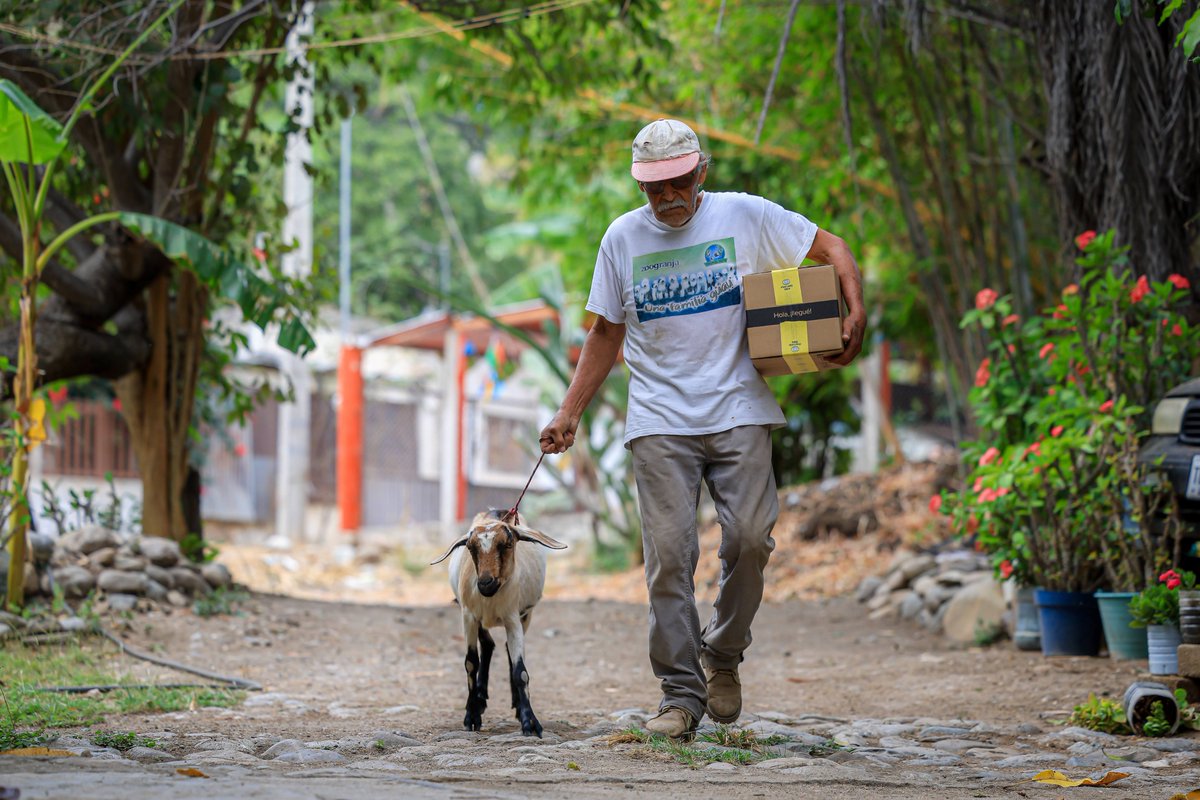 No importa la distancia ni quién reciba el paquete 🐐📦, llegamos hasta San José del Chilar, Oaxaca y a cada rincón de México 💛
