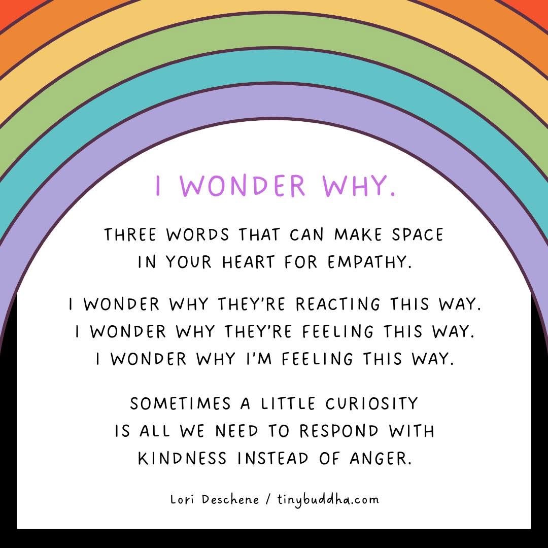 I wonder why…  ❤️🧡💛💚