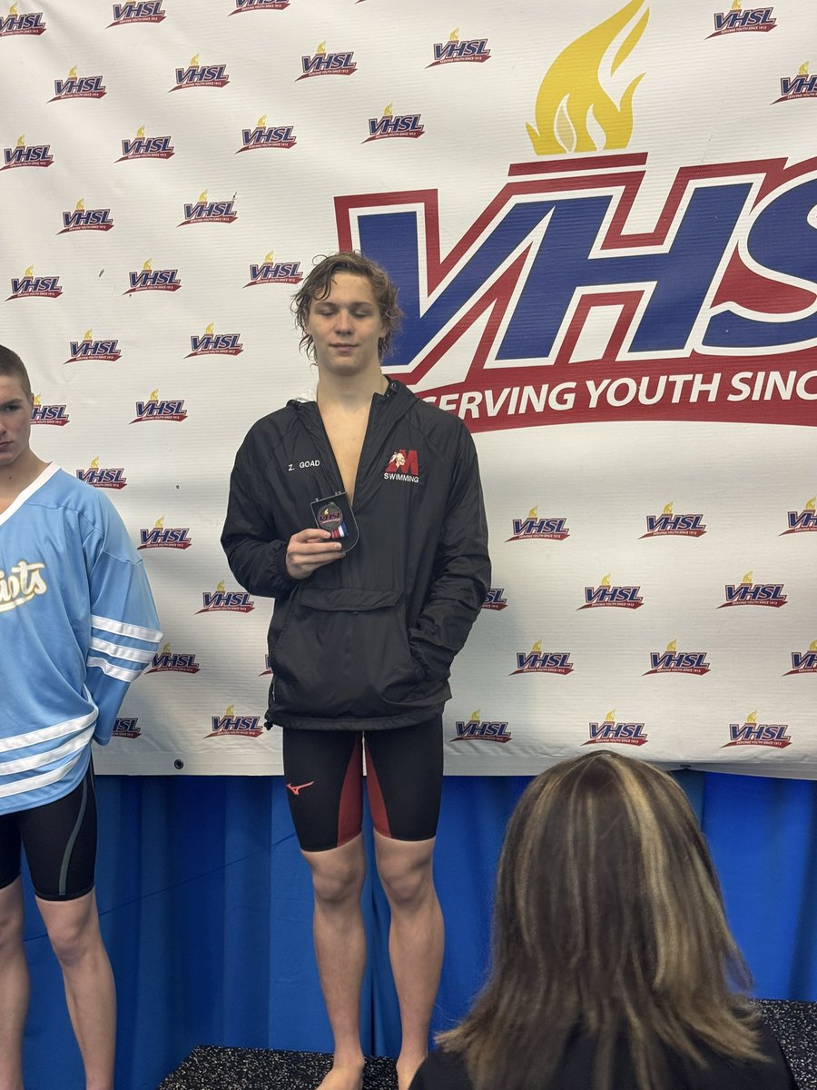 States!! Warriors came to race! All swimmers made it back to finals! Zach second in 50 free and 1st in 100 fly!! Gregory, Cadey, and the relay in the B final!! The best day!! <a href="/MatoacaHighS/">Matoaca High School</a> <a href="/matoacahsathlet/">Matoaca Athletics</a> <a href="/matoacahsathlet/">Matoaca Athletics</a>