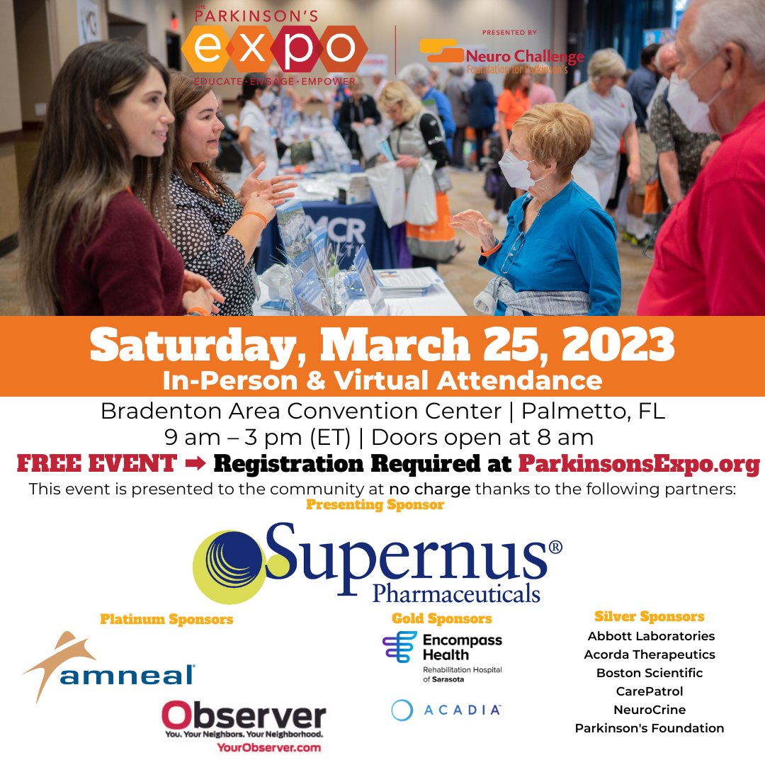 Last Chance to Register for the  Parkinson's Expo! - mailchi.mp/neurochallenge…