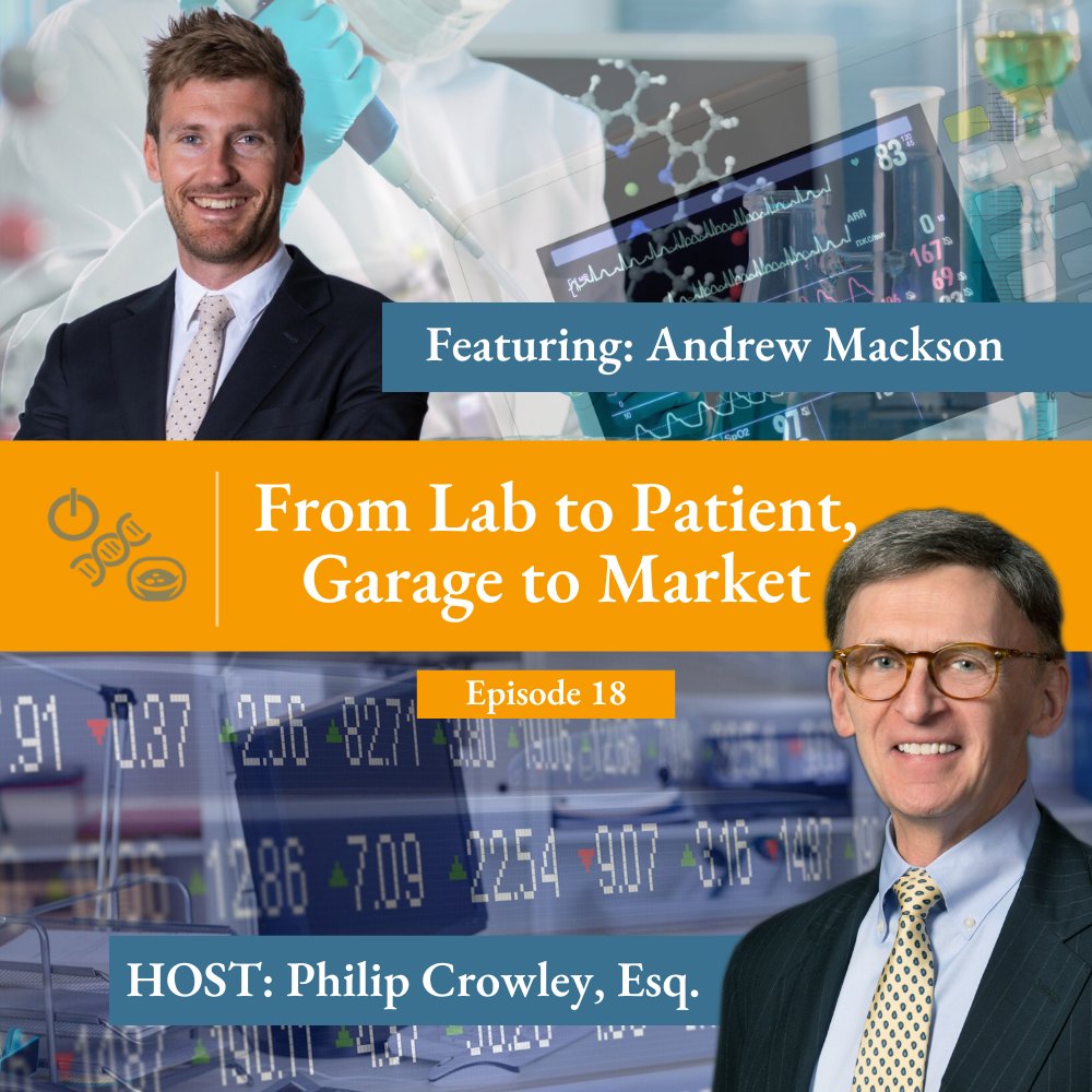 Tune in to the latest episode of From Lab to Patient, Garage to Market with Phil Crowley, Esq. He and his guest, Andrew Mackson, dive deep into business valuations and what entrepreneurs can do to maximize their company's value. — t.ly/Rs5k2