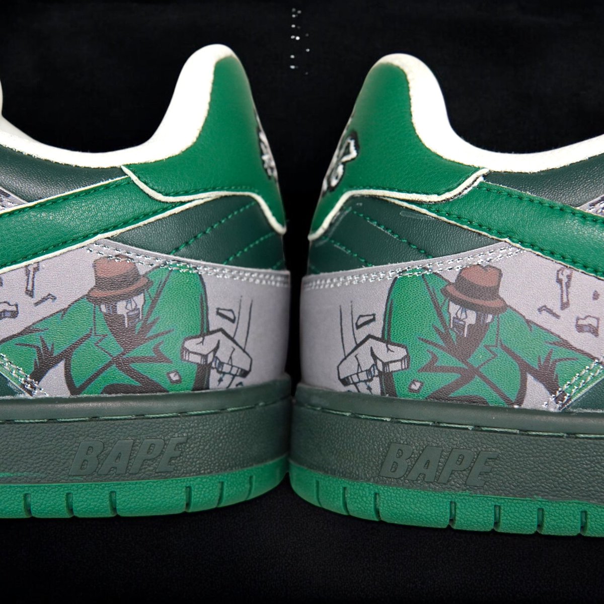 Aviancestudios's tweet photo. MFDOOM All caps inspired shoes https://t.co/1aCORIS7UZ