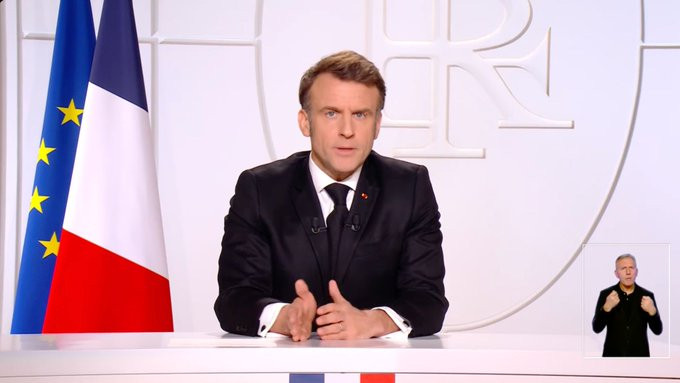 "We have decided to increase funding for the production of tanks and helicopters in Europe. Next week, France will gather the chiefs of staff of countries ready to guarantee future peace in Ukraine." "The future of Europe will not be decided in Washington or Moscow." — Macron.