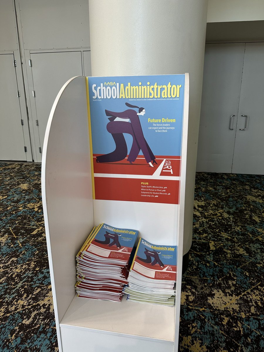 School Administrator is here at #NCE25 in New Orleans! Pick up a copy of the last few issues in multiple places across the convention center. Happy reading! #AASAmag