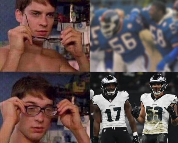 TheRealFHP's tweet photo. Seems appropriate to report this today since we haven't done it since early September when Zack Baun opened our eyes.  Welcome back Zack.  #Eagles #ZackBaun #Nakobe #RealAF https://t.co/lVzpN6wbbO