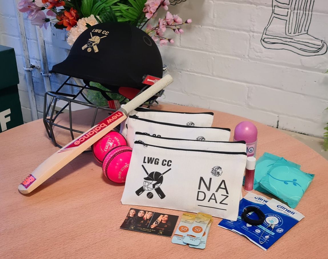 Let's Talk Period
Supporting women in cricket, on and off the
field! Breaking the stigma &amp; empowering
every player
These care packages ensure our players feel
confident and prepared while playing the
sport they love.