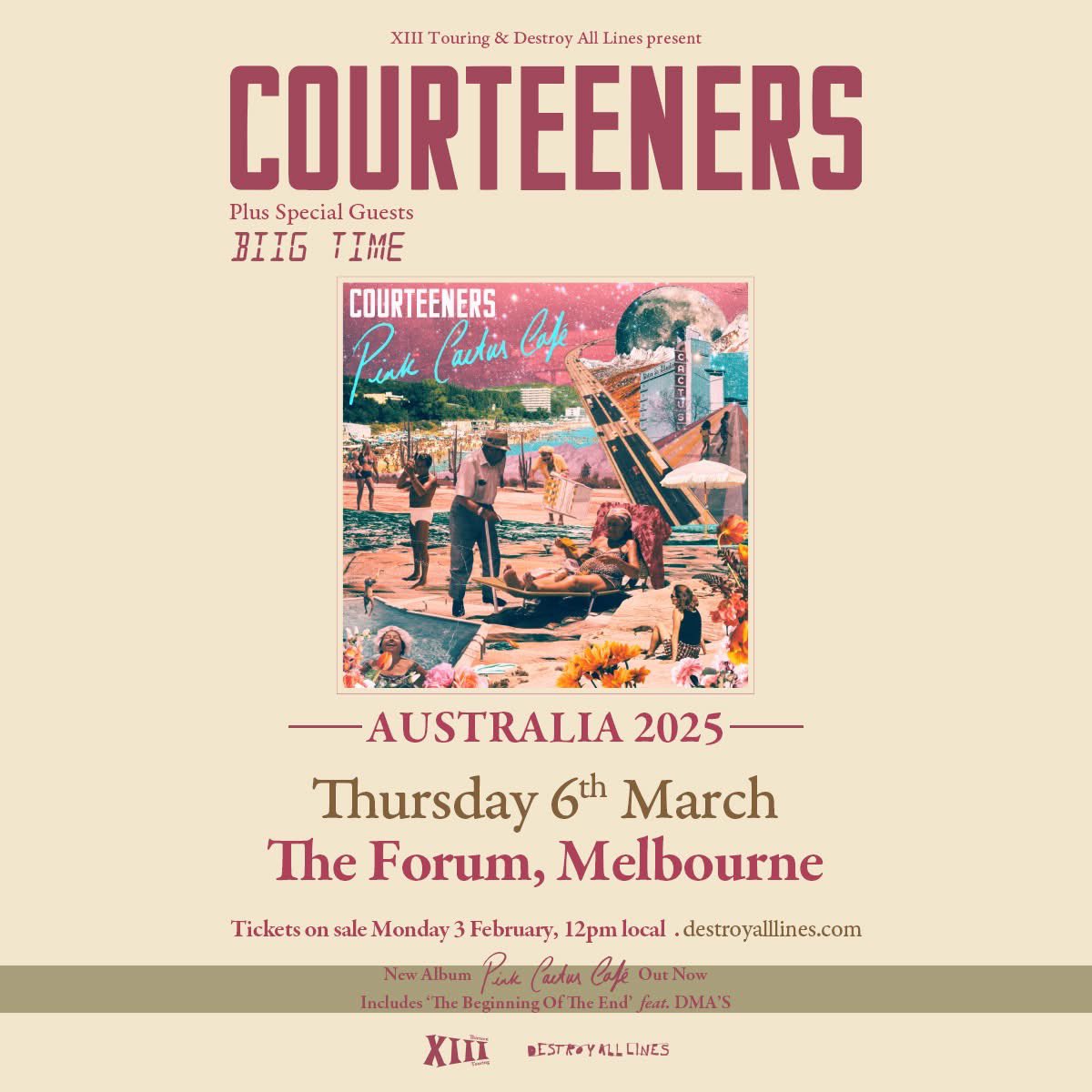 Courteeners (@thecourteeners) on Twitter photo Melbourne! Tonight <a href="/ForumMelbourne/">Forum Melbourne</a> with special guests @biigtimeau (<a href="/JohnnyTook1/">Johnny Took</a> from <a href="/dmasmusic/">DMA'S</a>)
🎫 premier.ticketek.com.au/shows/show.asp… Melbourne! Tonight <a href="/ForumMelbourne/">Forum Melbourne</a> with special guests @biigtimeau (<a href="/JohnnyTook1/">Johnny Took</a> from <a href="/dmasmusic/">DMA'S</a>)
🎫 premier.ticketek.com.au/shows/show.asp…