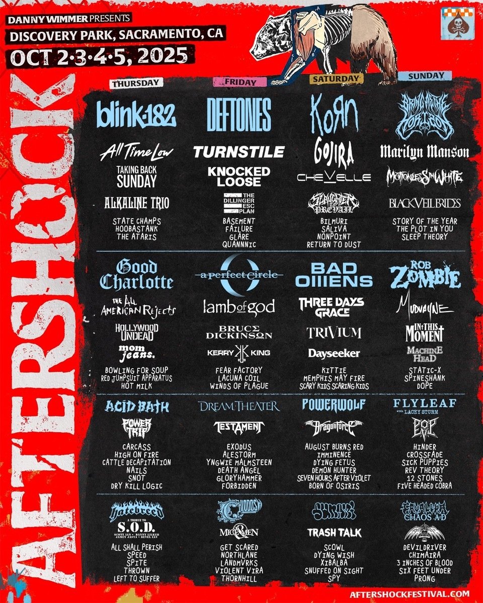 SO STOKED to be playing <a href="/AFTERSHOCKSAC/">Aftershock Festival</a> this year!
Where's our NorCal crowd at?

On Sale Now aftershockfestival.com