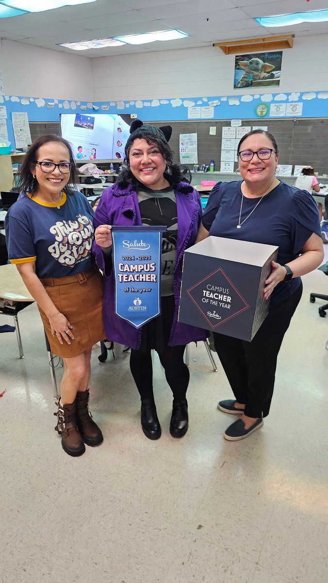 Anjee Adeniji, M.Ed. (@anjee_aisd) on Twitter photo On Friday, I had the privilege to present <a href="/OdomES_AISD/">Odom Elem AISD</a> Campus Teacher of the Year Ms. Esther Lopez with the official district honoree box. #AISDProud #AISDJoy #AISDHome <a href="/WeAreAISD/">Austin ISD Office of Talent Strategy</a> On Friday, I had the privilege to present <a href="/OdomES_AISD/">Odom Elem AISD</a> Campus Teacher of the Year Ms. Esther Lopez with the official district honoree box. #AISDProud #AISDJoy #AISDHome <a href="/WeAreAISD/">Austin ISD Office of Talent Strategy</a>