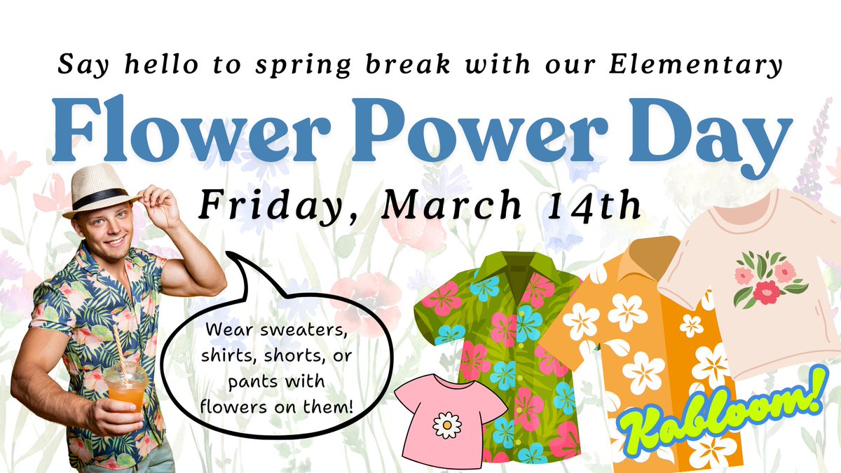 Our next school spirit day is on the calendar!