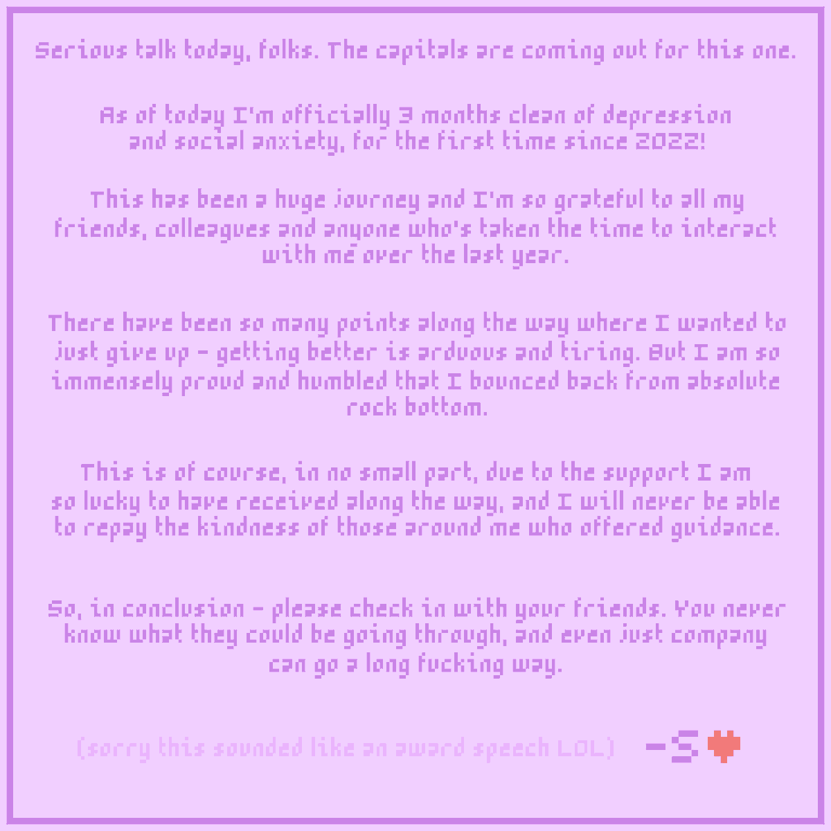 skylarexe's tweet image. little serious post today ❤️