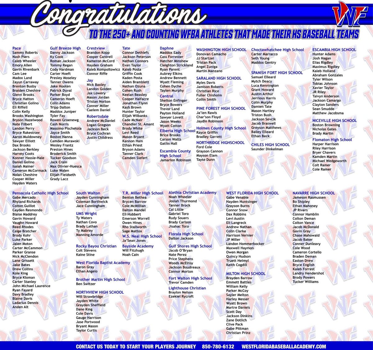 West Florida High tweet media