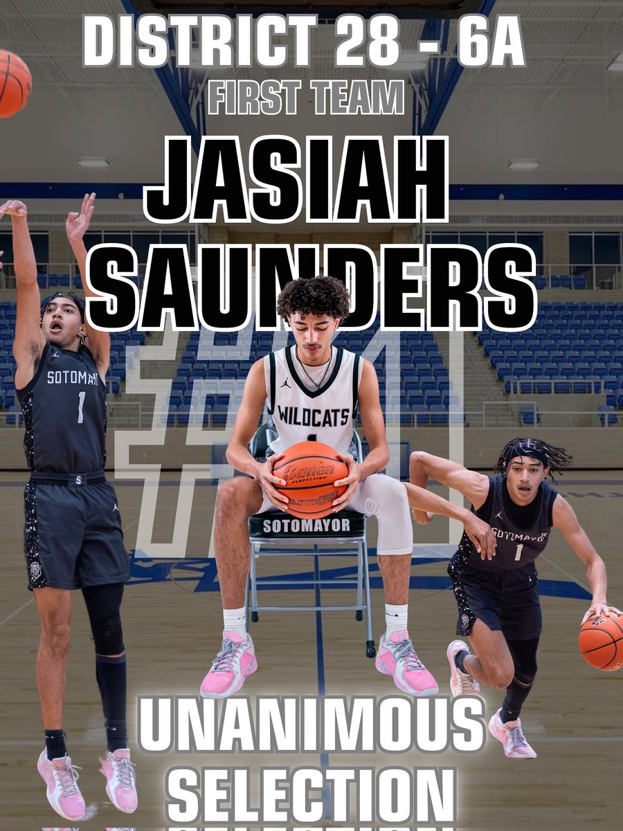 Congratulations to <a href="/JasiahSaunders_/">Jasiah Saunders</a> for your well-deserved,
Unanimous First Team Selection!
#FFF