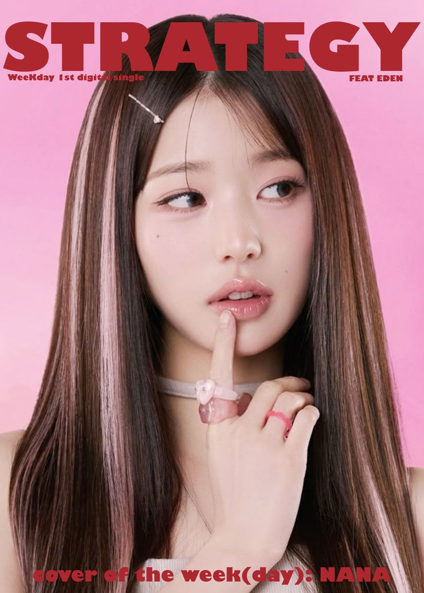 💌 weeKday 💌 The First Single - Strategy feat. Eden
💌 2025.03.08

დ How can I get your attention? I got a plan to get you with me!

Step 1
#JUJU #NANA #weeKday #요일 #STRATEGY