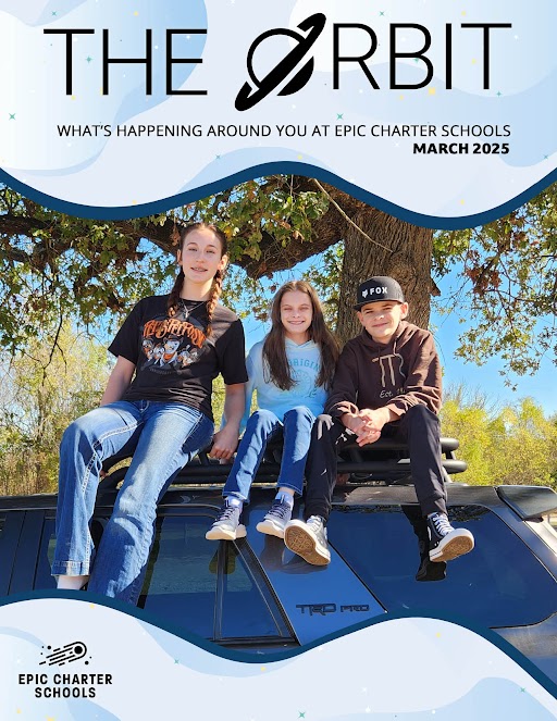 Welcome back to another edition of The Orbit, Epic’s monthly school wide newsletter!
 
Click the link below to view the March issue of The Orbit, where you’ll find a wealth of information about what’s going on around you at Epic.

issuu.com/docs/0a9df52a4…